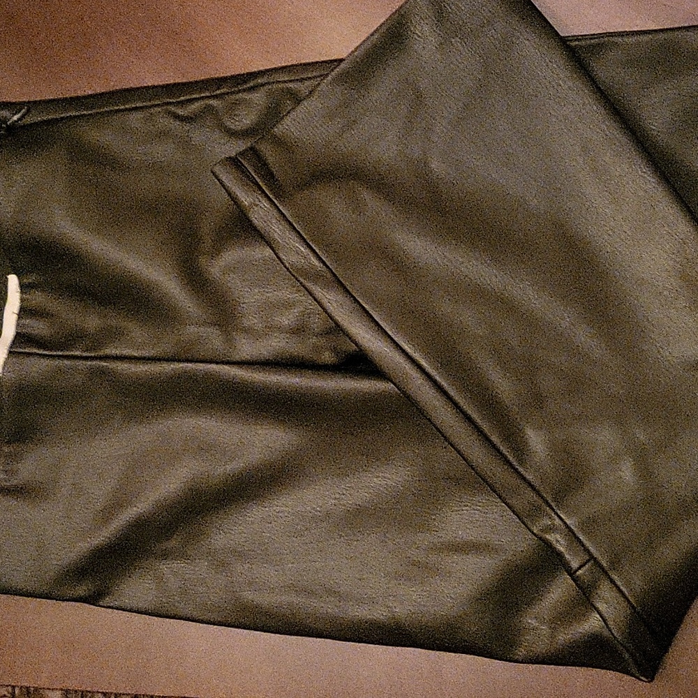 Zara girls leather pants